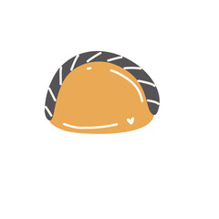 Illustration icons stamp stickers line food dessert lunch dinner beefsteak 