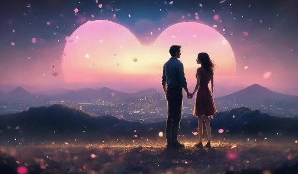 couple at night