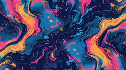 River pattern seamless wallpaper