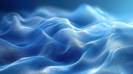 Obraz premium Abstract Blue Wavy Texture