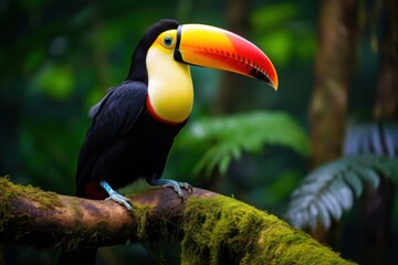Naklejka premium Toucan bird outdoors animal.