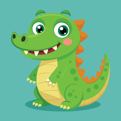 Print Crocodile Clipart Vector Illustration of Reptile Art in Various Poses and Styles for Creative Design Projects
