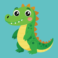 Print Crocodile Clipart Vector Illustration of Reptile Art in Various Poses and Styles for Creative Design Projects