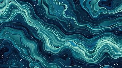 River pattern wallpaper