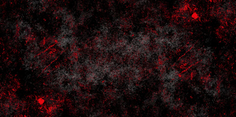 Trendy living coral color texture of a concrete wall with cracks and scratches. limestone textured background. Decorative red panoramic background texture. Vintage texture of plaster or grungy marble.