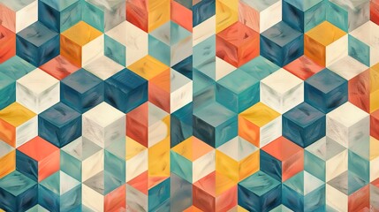 Obraz premium geometric pattern wallpaper