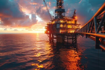 Offshore drilling rig energy industry