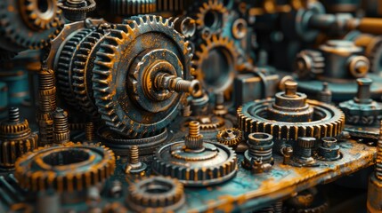 old clock mechanism