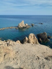 Rocks protruding from the sea 3