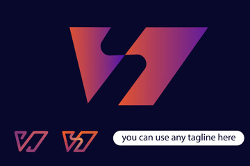 logo, logo design, letter logo, letter w logo, w logo, gradient logo, modern logo