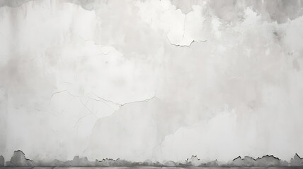 white grunge cement wall texture background