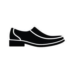 Shoe Loafers icon solid vector design in trendy style