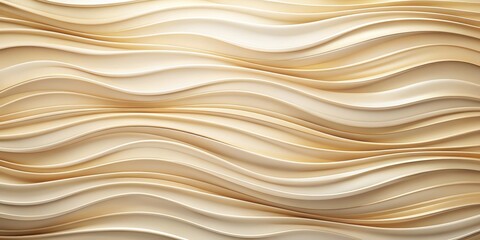 Fototapeta premium Creamy wavy patterns in multiple layers, abstract, background, texture, design, soft, smooth, artistic, elegant, flowing