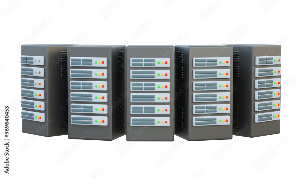Poster big datacenter support service storage security information connection technology database internet 