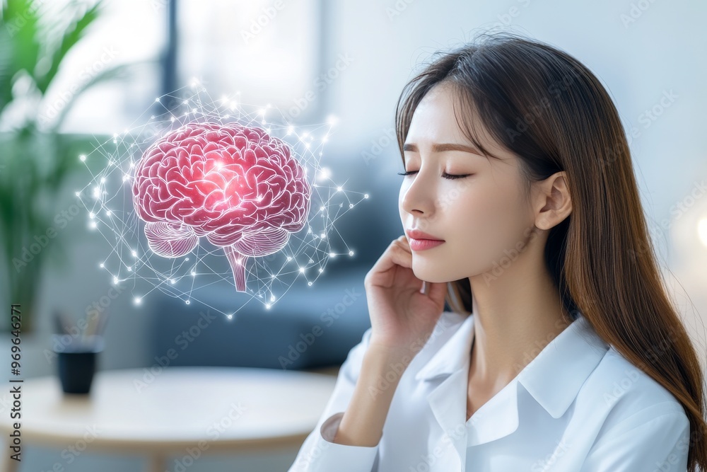 Poster neural plasticity quantum entanglement field theory biophotonics and neuroinformatics woman meditati