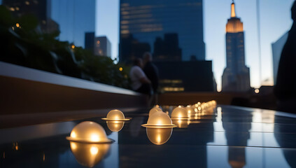 reflective memorials around new york city honor lives lost september