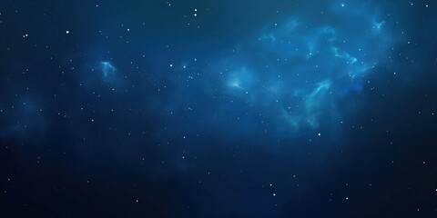 Fototapeta premium A blue sky with a lot of stars. The sky is very dark and the stars are very bright