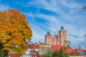 Obraz premium Ingolstadt, beautiful autumn view in the city