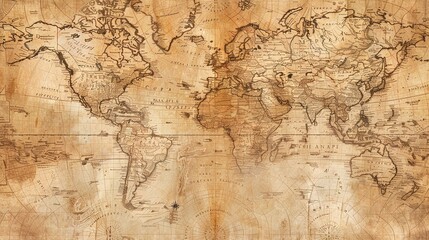 Antique map wallpaper