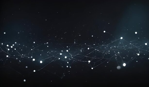 Abstract Digital Network Connection Background