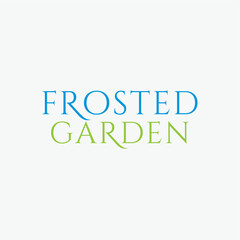 Frosted Garden logo design vector best royalty free image editable 