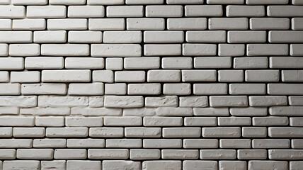 Obraz premium Brick wall background, white brick wall texture wallpaper