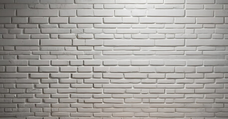 Fototapeta premium Brick wall background, white brick wall texture wallpaper
