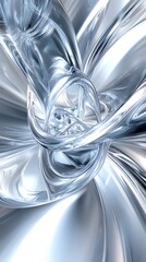 A swirling vortex of silver and white energy forms the background, creating an abstract and futuristic wallpaper.