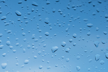 raindrops on the window