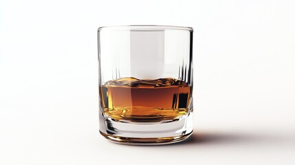 A close-up of a whiskey glass filled with rich, amber liquid, perfect for capturing moments of relaxation and indulgence.