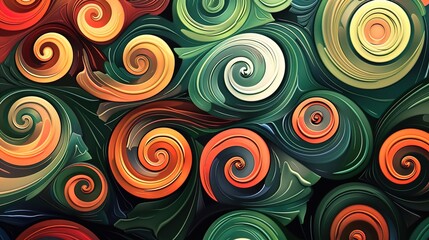 spiral pattern wallpaper