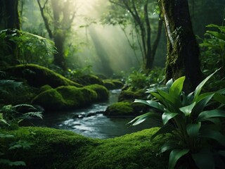 Green backgrounds promoting environmental awareness.