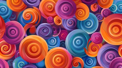 spiral pattern wallpaper