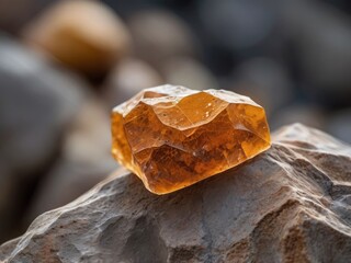 the rough jagged edges of a rock formation in a macro shot.