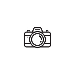 Photo camera icon vector illustration template