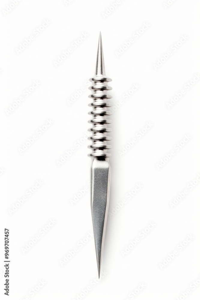 Poster isolated dagger on a clean white background highlighting its design and sharpness