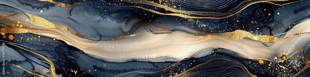 Aufkleber a captivating textured abstract background featuring fluid grain patterns and watercolor textures in