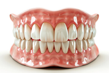 Obraz premium Dental Education Model Displaying Human Teeth and Gums
