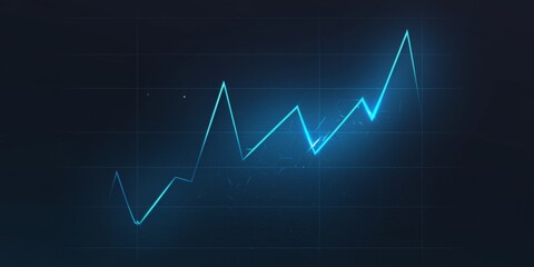 Simple Line Graph with Upwar