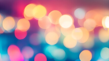 Fototapeta premium A dreamy, colorful blur of light hues providing an elegant backdrop for promotional materials.