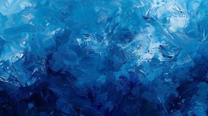 Fototapeta premium Abstract blue background with a smooth curve design, blurred lines, and a gradient by blue color.