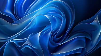 Obraz premium Abstract blue background for Christmas-themed designs.