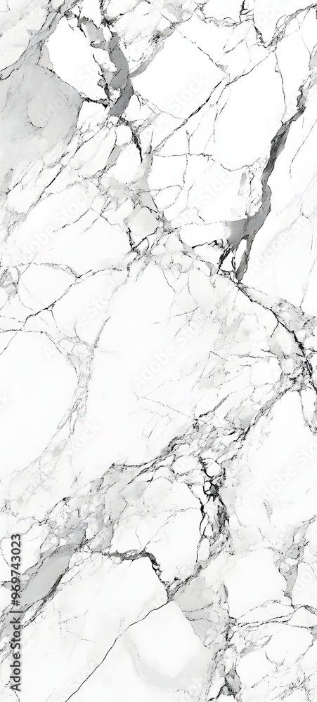 Poster 1. a sleek marble tile pattern with subtle gray veining on a white background