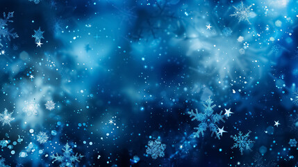 Obraz premium Abstract blue background with water and sunbeams.