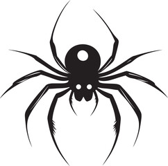 Vector black and white Halloween elements