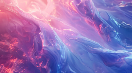 Obraz premium Abstract light effect texture in blue, pink, and purple for wallpaper, rendered in 3D.