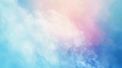 Abstract soft blue background with a color gradient.