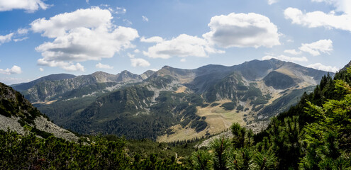 Mountain landscape in National Park Retezat, Romania. 
