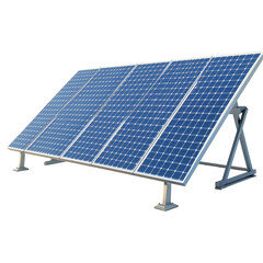 Solar panel isolated.