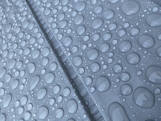 water drops on glass